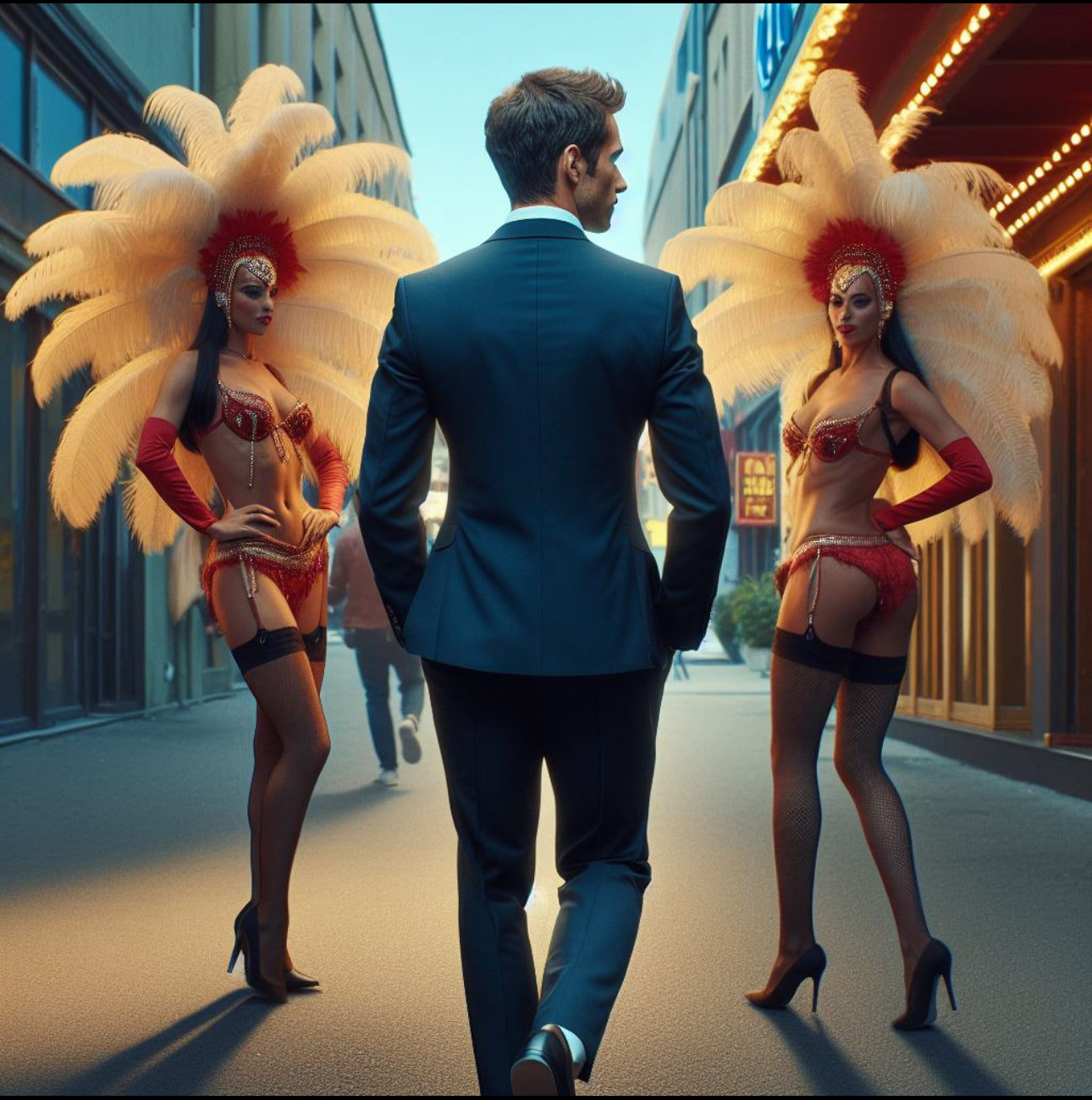 Complete Feather Centerpiece With 16" Vase (Yellow) - www.BuyOstrichFeathers.com