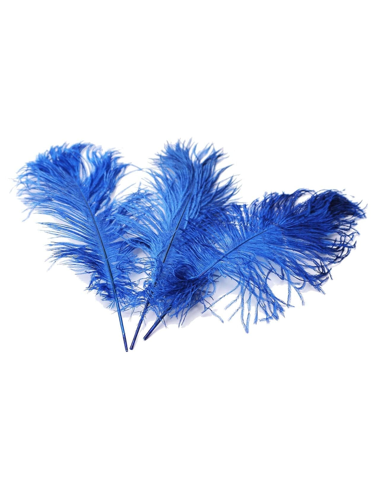 Ostrich Feather Tail Plumes 17-20" (Royal Blue) - www.BuyOstrichFeathers.com