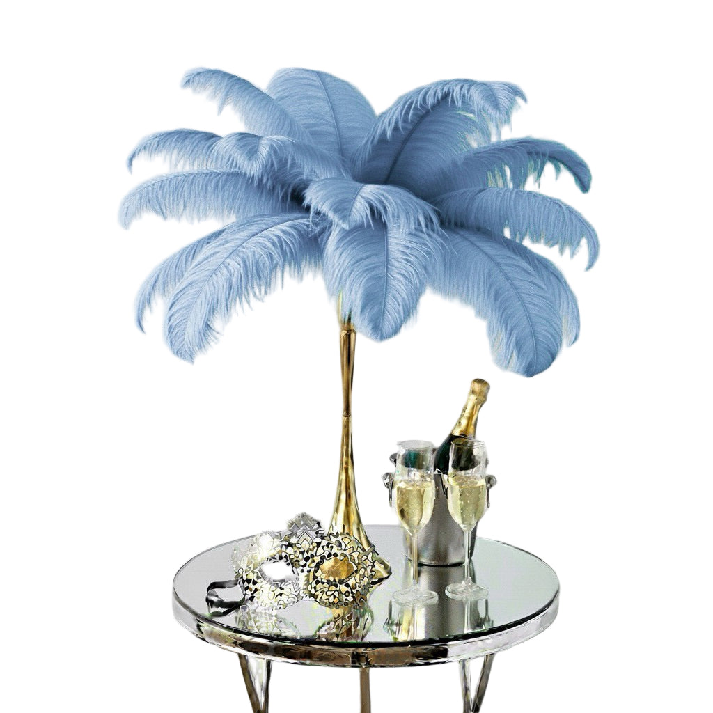 Ostrich Feather Spad Plumes 13-16" (Baby Blue) - www.BuyOstrichFeathers.com