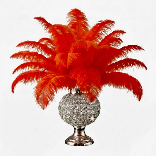 Ostrich Flexible Feathers 11-14" (Red) - www.BuyOstrichFeathers.com