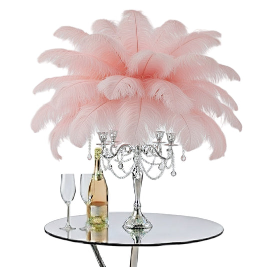 Ostrich Feather Spad Plumes 15-18" (Baby Pink) - www.BuyOstrichFeathers.com