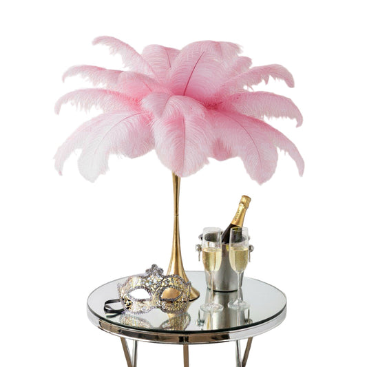 Ostrich Feather Spad Plumes 13-16" (Baby Pink) - www.BuyOstrichFeathers.com