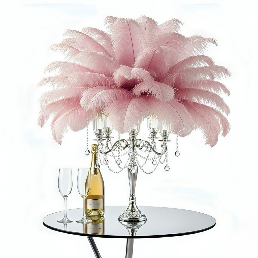 Ostrich Flexible Feathers 13-16" (Baby Pink) - www.BuyOstrichFeathers.com