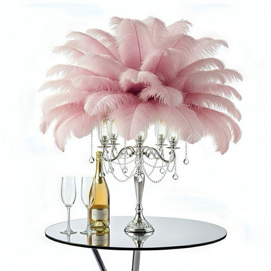 Ostrich Flexible Feathers 13-16" (Baby Pink) - www.BuyOstrichFeathers.com