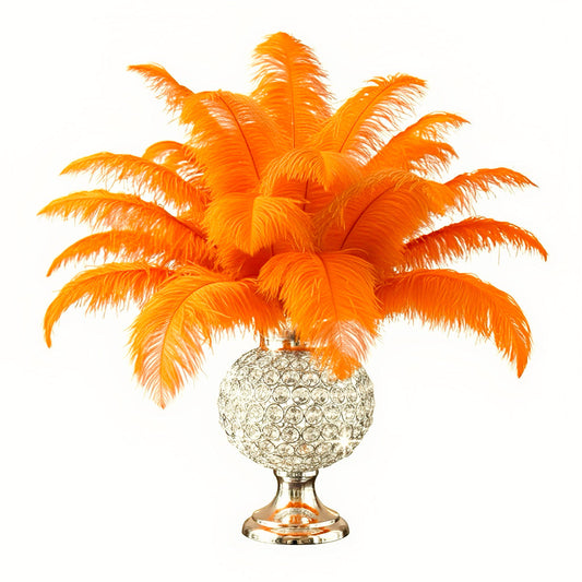 Ostrich Feather Rental 16-20" (Orange) - 250pcs - www.BuyOstrichFeathers.com