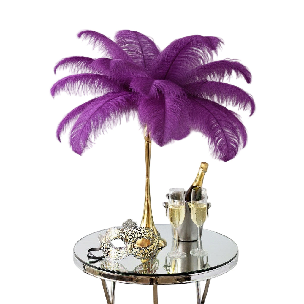 Ostrich Feather Spad Plumes 13-16" (Plum) - www.BuyOstrichFeathers.com