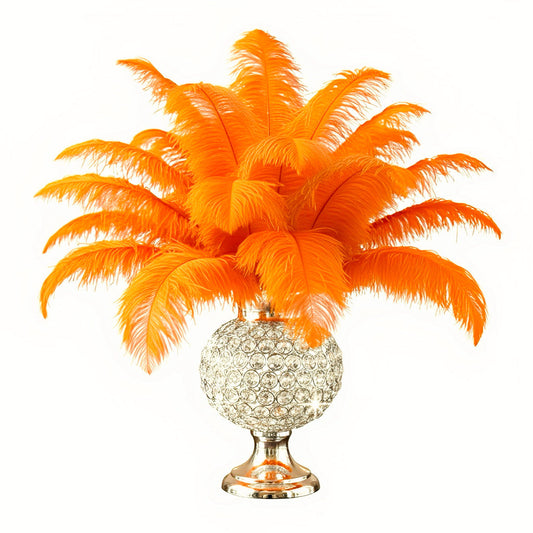 Ostrich Flexible Feathers 11-14" (Orange) - www.BuyOstrichFeathers.com
