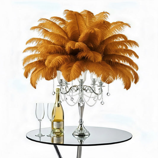 Ostrich Feather Tail Plumes 15-18" (Copper) - www.BuyOstrichFeathers.com