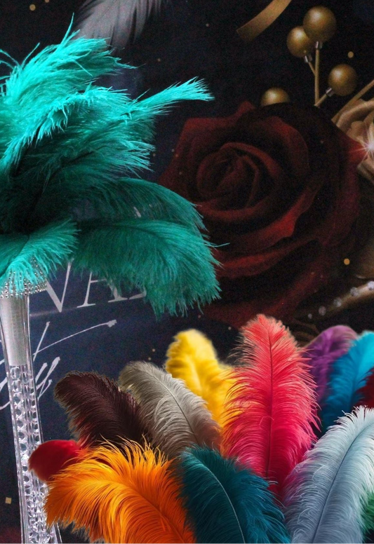 Budget-Friendly 8-Pack Centerpiece Combo - www.BuyOstrichFeathers.com