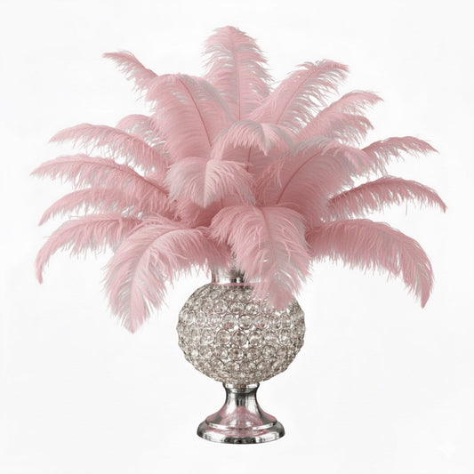 Ostrich Flexible Feathers 11-14" (Baby Pink) - www.BuyOstrichFeathers.com