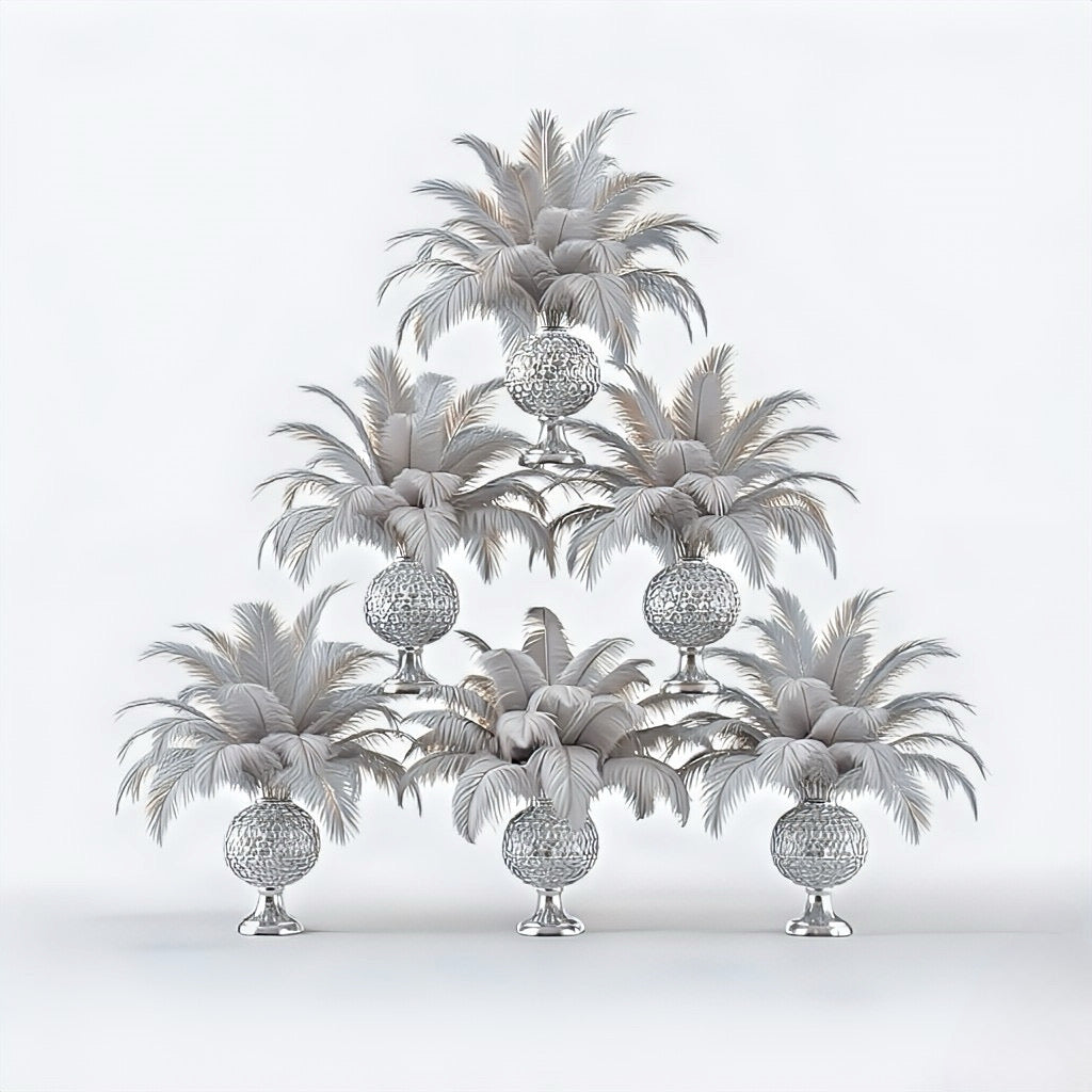 BULK 1/4lb Ostrich Feather Spad Plumes 12-16" (Silver/Grey) - www.BuyOstrichFeathers.com