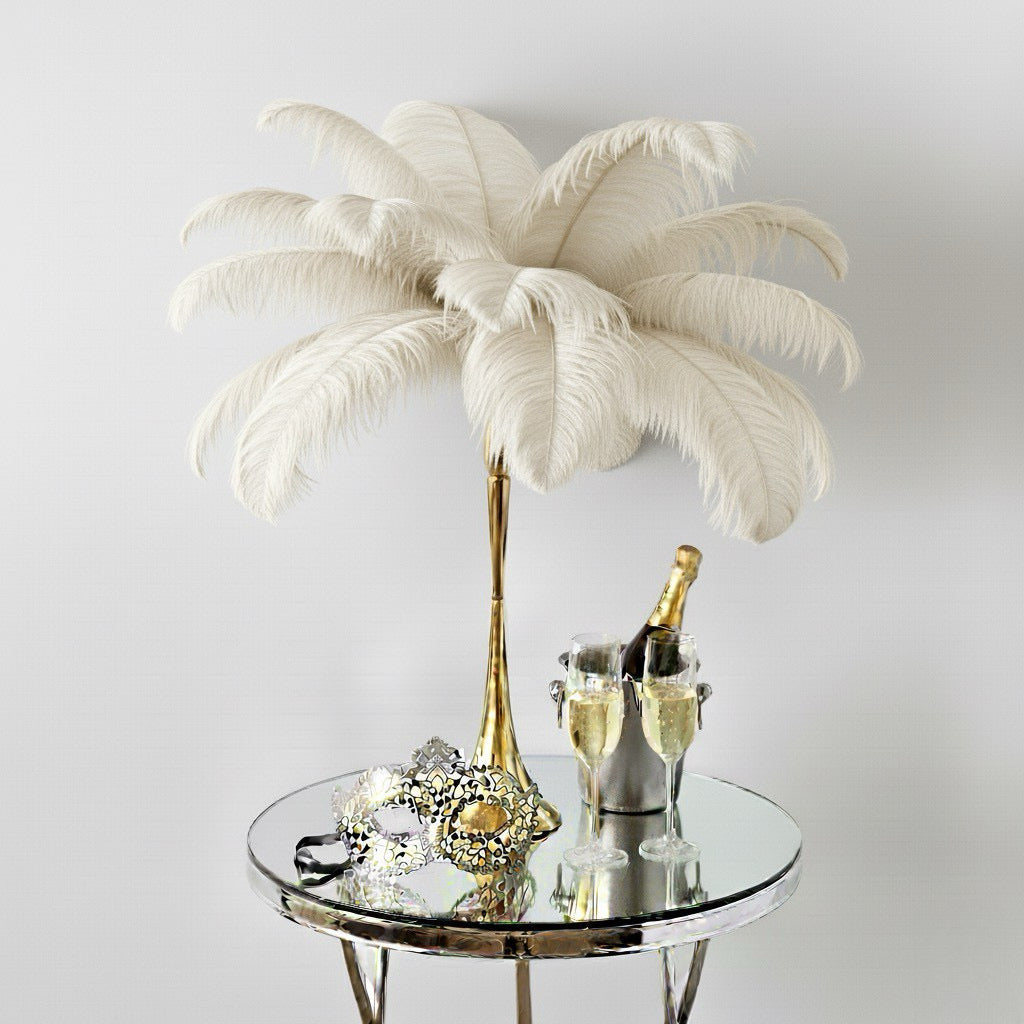 Ostrich Feather Spad Plumes 13-16" (White) - www.BuyOstrichFeathers.com