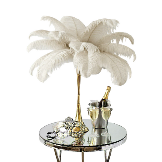 Ostrich Feather Spad Plumes 13-16" (White) - www.BuyOstrichFeathers.com