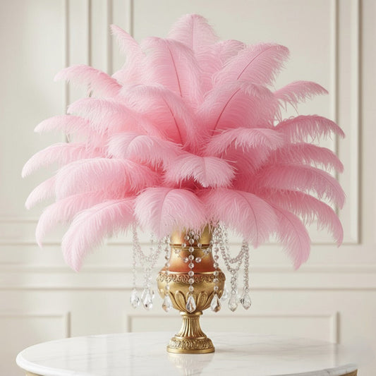 Ostrich Feather Rental 16-20" (Baby Pink) - 250pcs - www.BuyOstrichFeathers.com