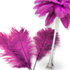 Complete Feather Centerpiece With 24" Vase (Rose Pink) - www.BuyOstrichFeathers.com
