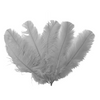 Ostrich Flexible Feathers 9-12" (Silver/Grey) - www.BuyOstrichFeathers.com