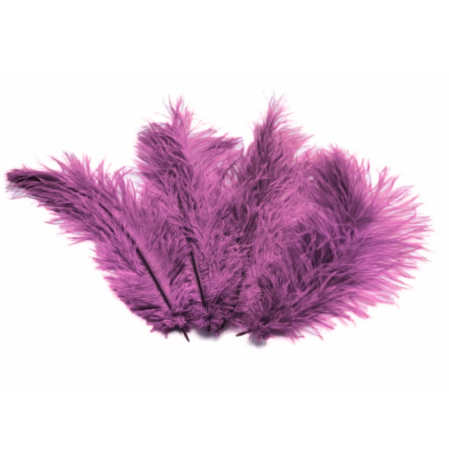 Ostrich Flexible Feathers 11-14" (Dusty Rose) - www.BuyOstrichFeathers.com