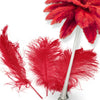 Complete Feather Centerpiece With 24" Vase (Red) - www.BuyOstrichFeathers.com