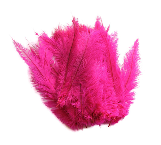 Ostrich Feather Spad Plumes 16-20" (Fuschia) - Buy Ostrich Feathers
